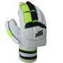 SF Test Pro Cricket Batting Gloves White Black lime
