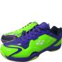 Yonex DUAL Badminton Shoes Maritime Blue Neon Lime Electric Purple