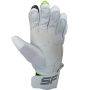 SF Test Pro Cricket Batting Gloves White Black lime