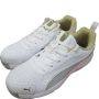 Puma Classicat Cricket Shoes Mettallic Gold Puma Silver Puma White
