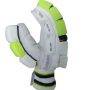 SF Test Pro Cricket Batting Gloves White Black lime