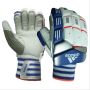 Adidas SL22 PRO V1 Cricket Batting Gloves White Blue and Red