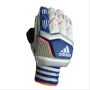Adidas Elite V1 Cricket Batting Gloves White and Blue