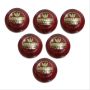 Aj Tournament Cricket Ball Set of 6 Ball Red