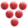 Aj Practice Cricket Ball Set of 6 Ball Red