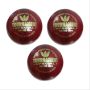 Aj Tournament Cricket Ball Set of 3 Ball Red