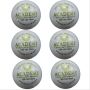 AJ Academy White Cricket Ball Set of 6