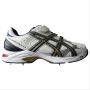 Asics Gel Speed Menace Full Spike Cricket Shoes White Black Gold