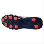 Asics Gel Gully 5 Full Spike Cricket Shoes White and Blue Expanse