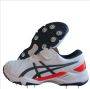 Asics Gel Speed Menace FF Spike Cricket Shoes White Peacoat