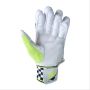 Aver Plus Cricket Batting Gloves White Black and Lime