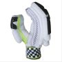 Aver Plus Cricket Batting Gloves White Black and Lime