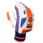 BDM Galaxy Batting Gloves White Red and Black