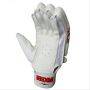 BDM Amazer Batting Gloves White (Mens Size Right-Handed)