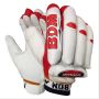 BDM Ambassador Batting Gloves White and Red