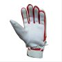 BDM Club Master Batting Gloves White and Red