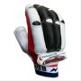 BDM Club Master Batting Gloves White and Red