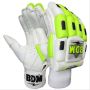 BDM Admiral Super Test Batting Gloves White Lime