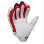 BDM Club Master Batting Gloves White Black Red LH