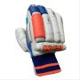 BDM Sachin Special Batting Gloves White Blue and Orange