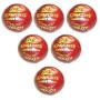 BDM King Fisher League Leather Cricket Ball 6 Ball Set