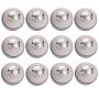 BDM Agni Leather Cricket Ball 12 Ball Set White