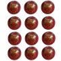 BDM Bullet Leather Cricket Ball 12 Ball Set Red