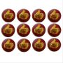 BDM Thums Up Cricket Ball 12 Ball Set Red