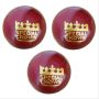 BDM Special Crown Cricket Ball 3 Ball Set Red