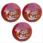 BDM Players Auto Cricket Ball 3 Ball Set Red
