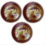 BDM Armstrong Cricket Ball 3 Ball Set Red