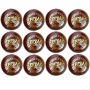 BDM Armstrong Cricket Ball 12 Ball Set Red