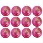 BDM King Fisher Club Cricket Ball 12 Ball Set Pink