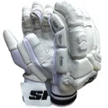 SF Testlite Cricket Batting Gloves White Colour (Mens Size Right Hand)