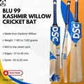 DSC BLU 99 Kashmir Willow Cricket Bat (Standard Size Short Handle) 