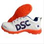 DSC Beamer Cricket Shoes White Orange