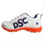 DSC Beamer Cricket Shoes White Orange