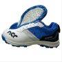DSC Zooter Cricket Shoes White and Blue
