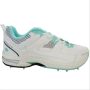 DSC SURGE 2.0 Multifunction Spike Cricket Shoes White Sea Green
