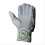 Gravity Super Test Cricket Batting Gloves White and Green
