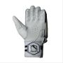 Gravity Super Test Cricket Batting Gloves White and Black