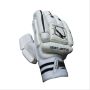 Gravity Super Test Cricket Batting Gloves White and Black