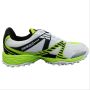 Gray Nicolls Velocity GN6 Rubber Stud Cricket Shoes White Black and Lime