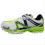 Gray Nicolls Velocity GN6 Rubber Stud Cricket Shoes White Black and Lime
