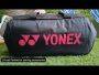 Yonex PC3-Q014-22931WT-SR Badminton Kit Bag Black Persian Red Color