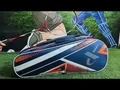 Thrax Strike Series Badminton Kit Bag Blue and Orange Color