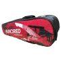 Hundred HBCK-4M261-4 Badminton Kit Bag Colour Black Red 