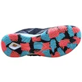 Hundred Raze pro Badminton shoes Colour Black Orange Blue