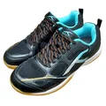Hundred Raze pro Badminton shoes Colour Black White Blue