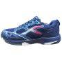 Hundred Raze pro Badminton shoes Colour Navy Blue White Red